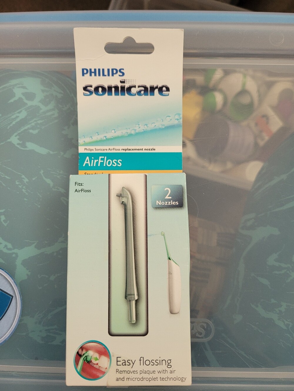 Philips SONICARE  AirFloss. 2 Nozzles New Unopened